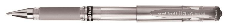 Uni Signo Gelpen Broad Zilver 1 mm