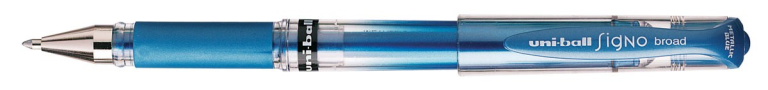 Uni Signo Gel Pen Broad Blue 1 mm