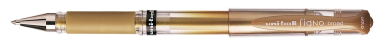 Uni Signo Gel Pen Broad Gold 1mm