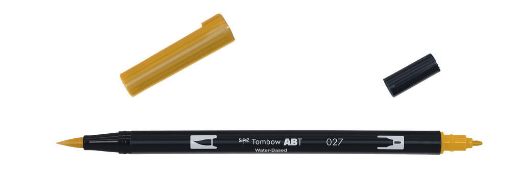 Tombow ABT Dual Brush Pen 027 Dunkles Ocker