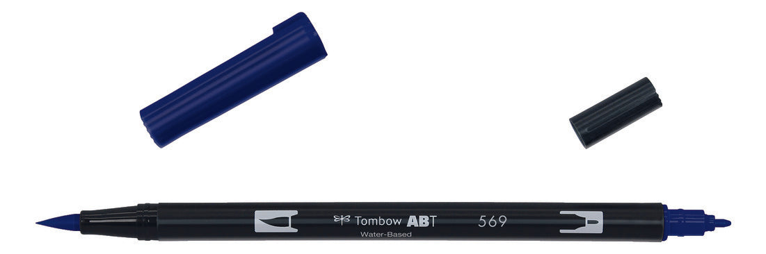 Tombow ABT Dual Brush Pen 569 Jet Blue