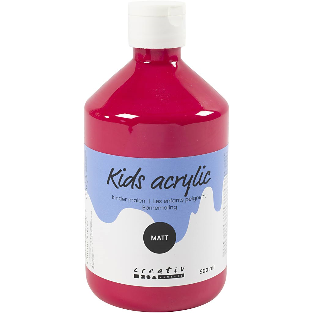 CC Acrylverf Mat Primair Rood 500 ml