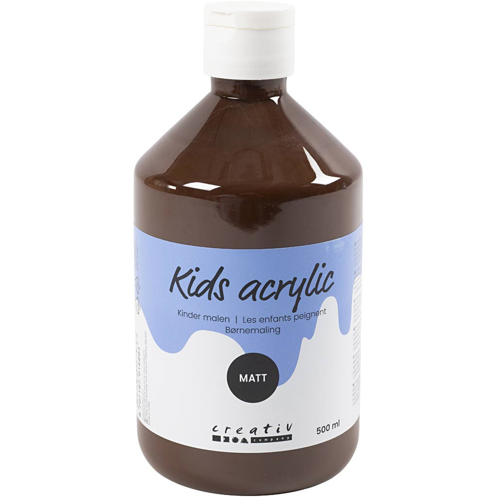 CC Acrylfarbe Matt Braun 500 ml
