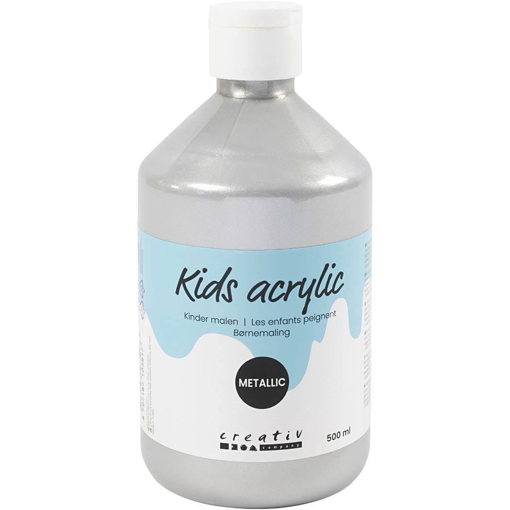 CC Metallic Acrylverf Zilver 500 ml
