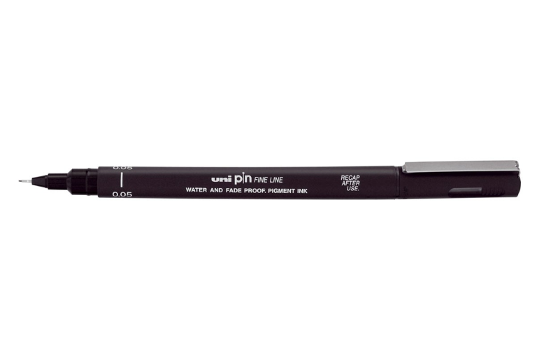 Uni Pin Fineliner Zwart 0,05 mm