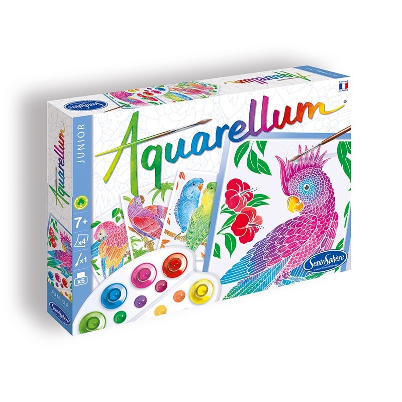 Aquarellum Junior Papageien