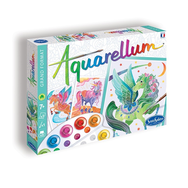 Aquarellum Unicorn and Pegasus