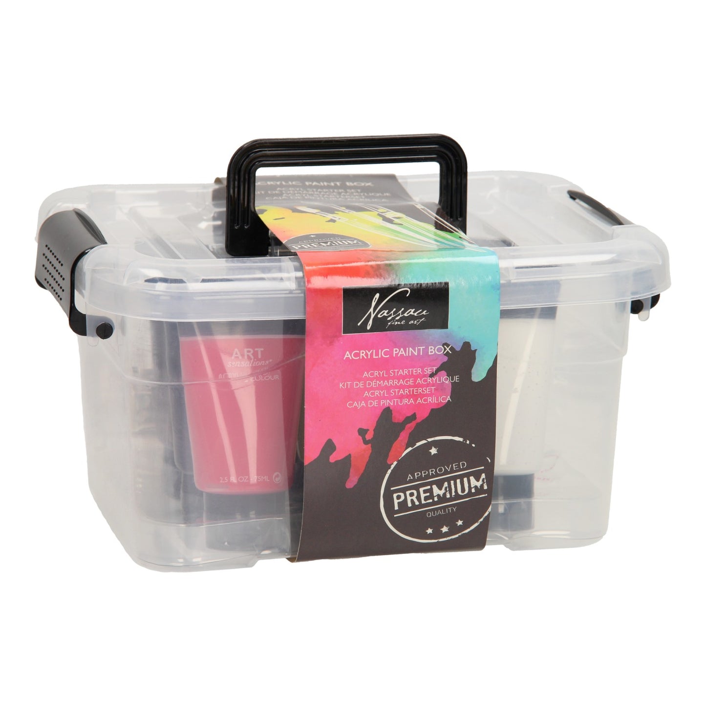 Nassau Acrylfarben-Box Start 15-teilig