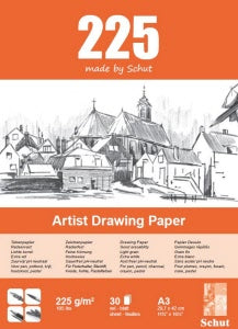 Schut Zeichenpapier A2 225gr 25 Blatt