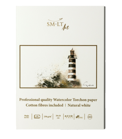 SMLT Aquarelblok Professional A4 250gr 10 vel