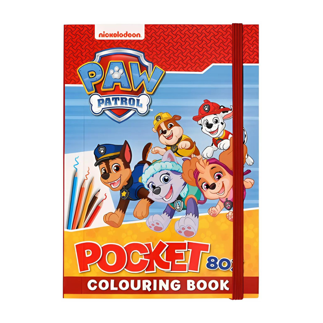 Wins Colouring Book Paw Patrol Pocket Red 14 x 10 cm