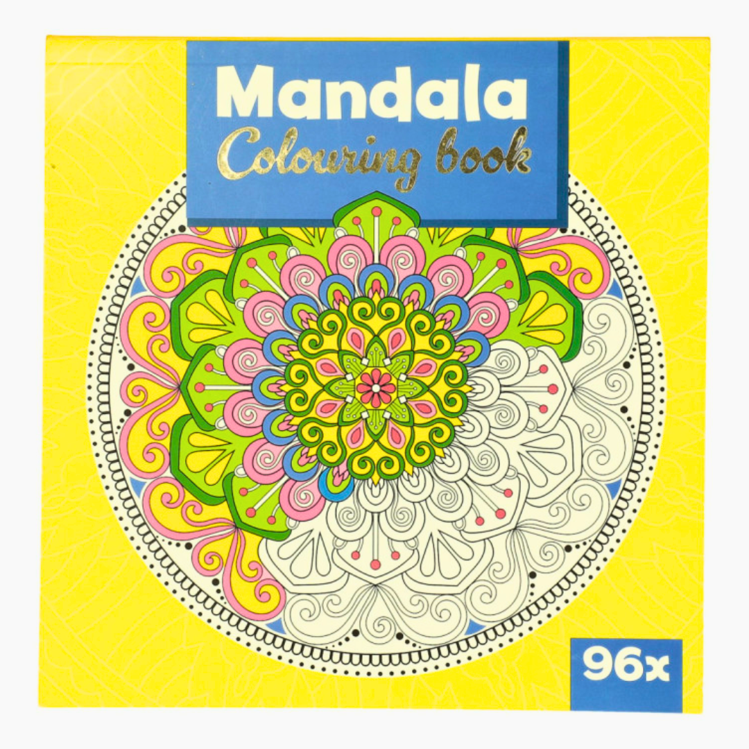 Wins Mandala Colouring Book 18x18 cm