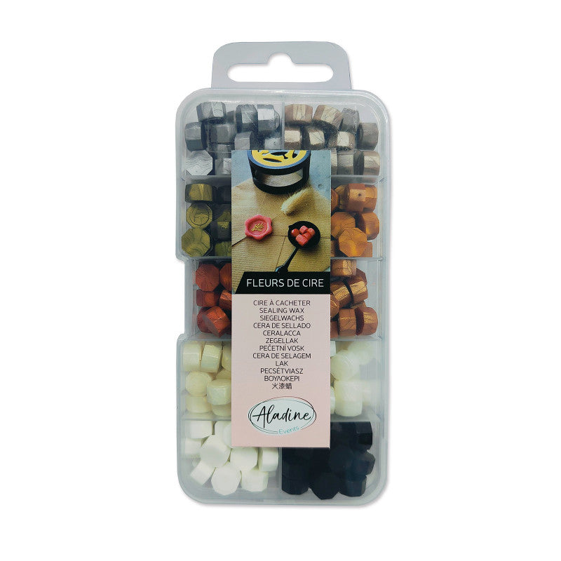 Aladine Zegel Wax Set 10 Kleuren - Metallic Kleuren
