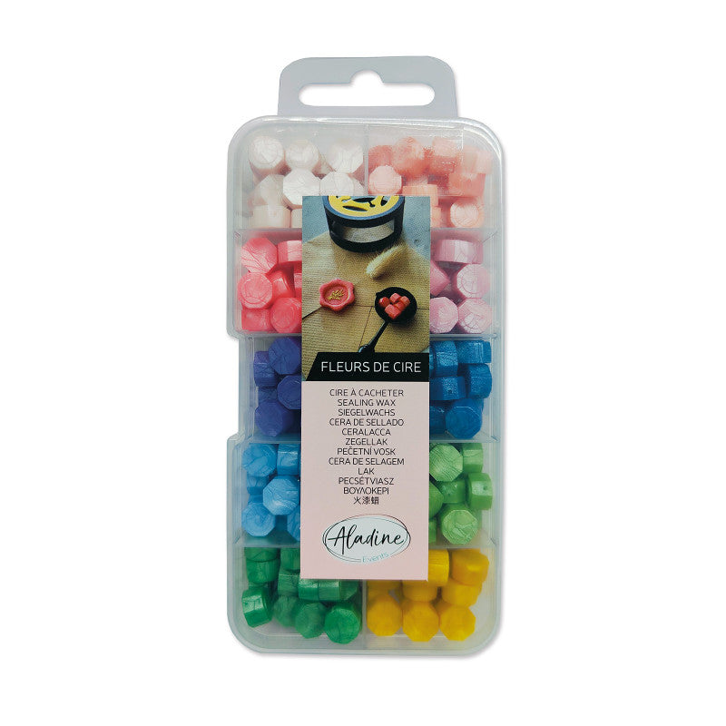 Aladine Zegel Wax Set 10 Kleuren - Shiny Kleuren