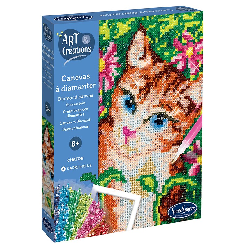 Art & Creations Diamantcanvas - Kat