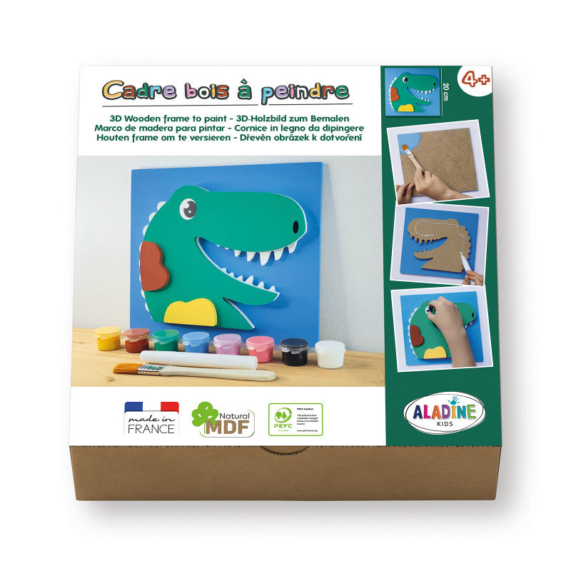 Aladine 3D Schilderij van MDF Maken Set - Dino