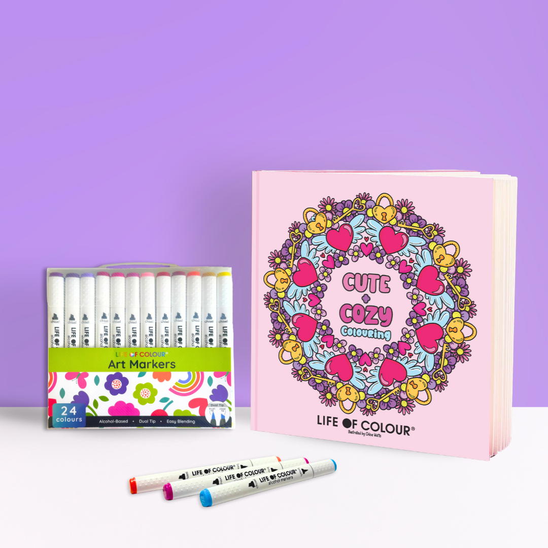 LOC Cute & Cozy Kleurboek set