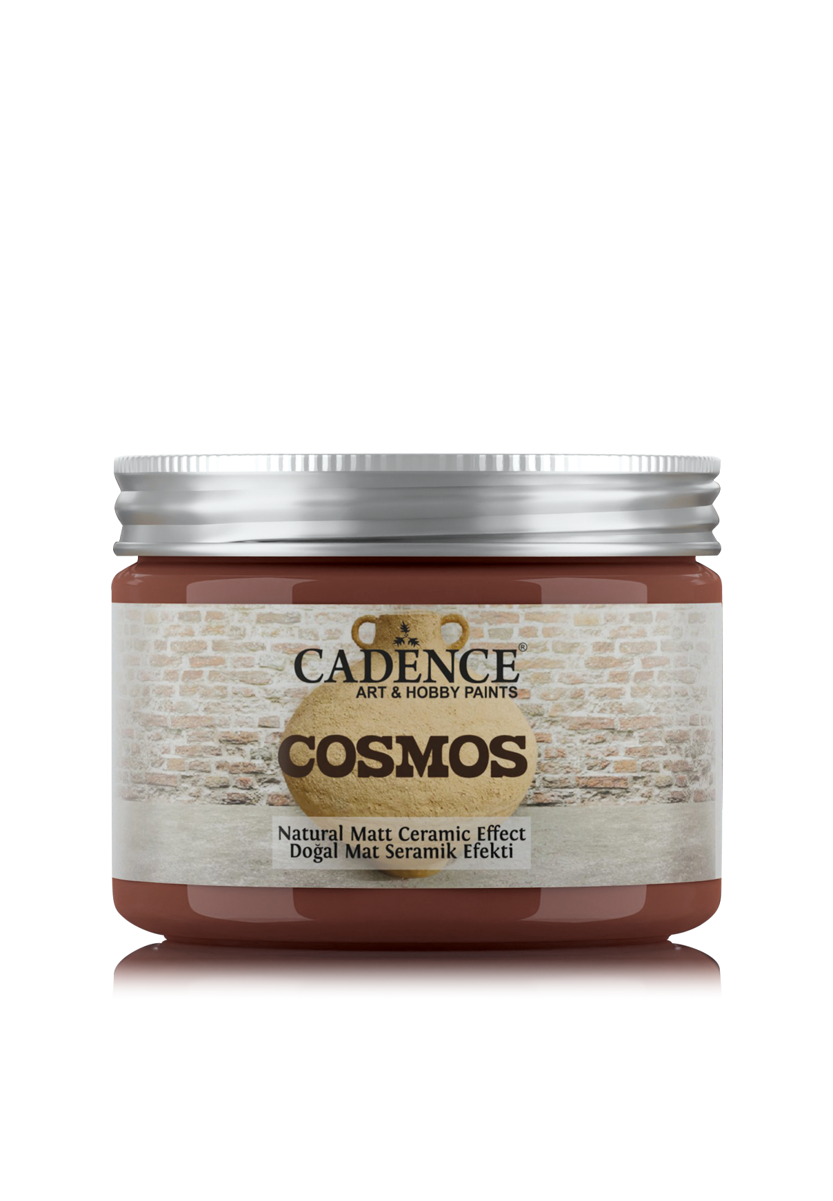 Cadence Cosmos Natural Matte Ceramic Paint 150 ml Rusty Brown
