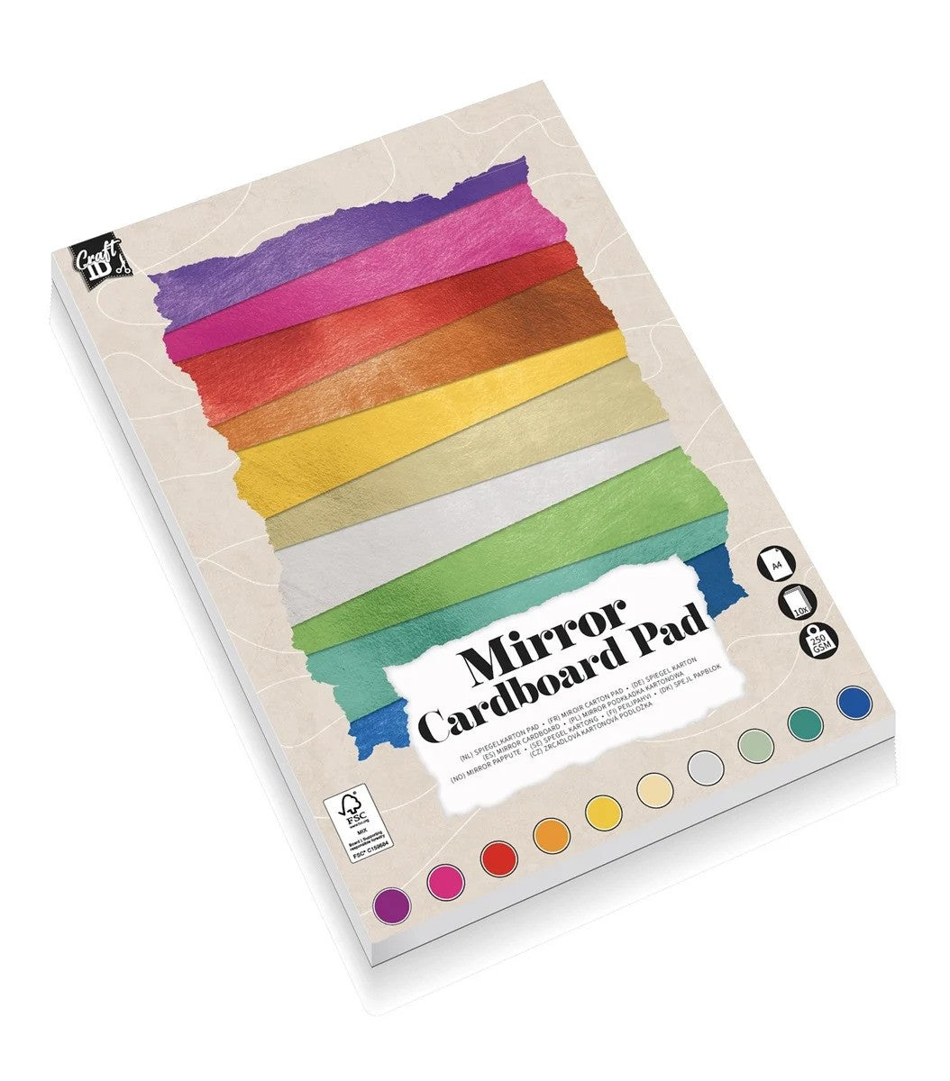 Mirror cardboard A4 250 g Rainbow 10 sheets