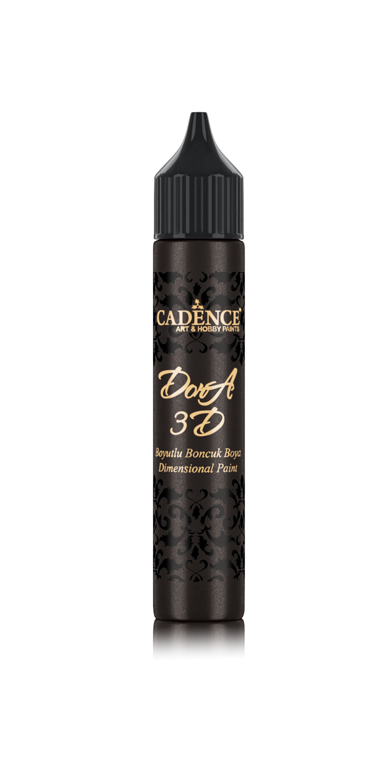 Cadence Dora 3D Metallic Dimensional Verf 25 ml Zwart