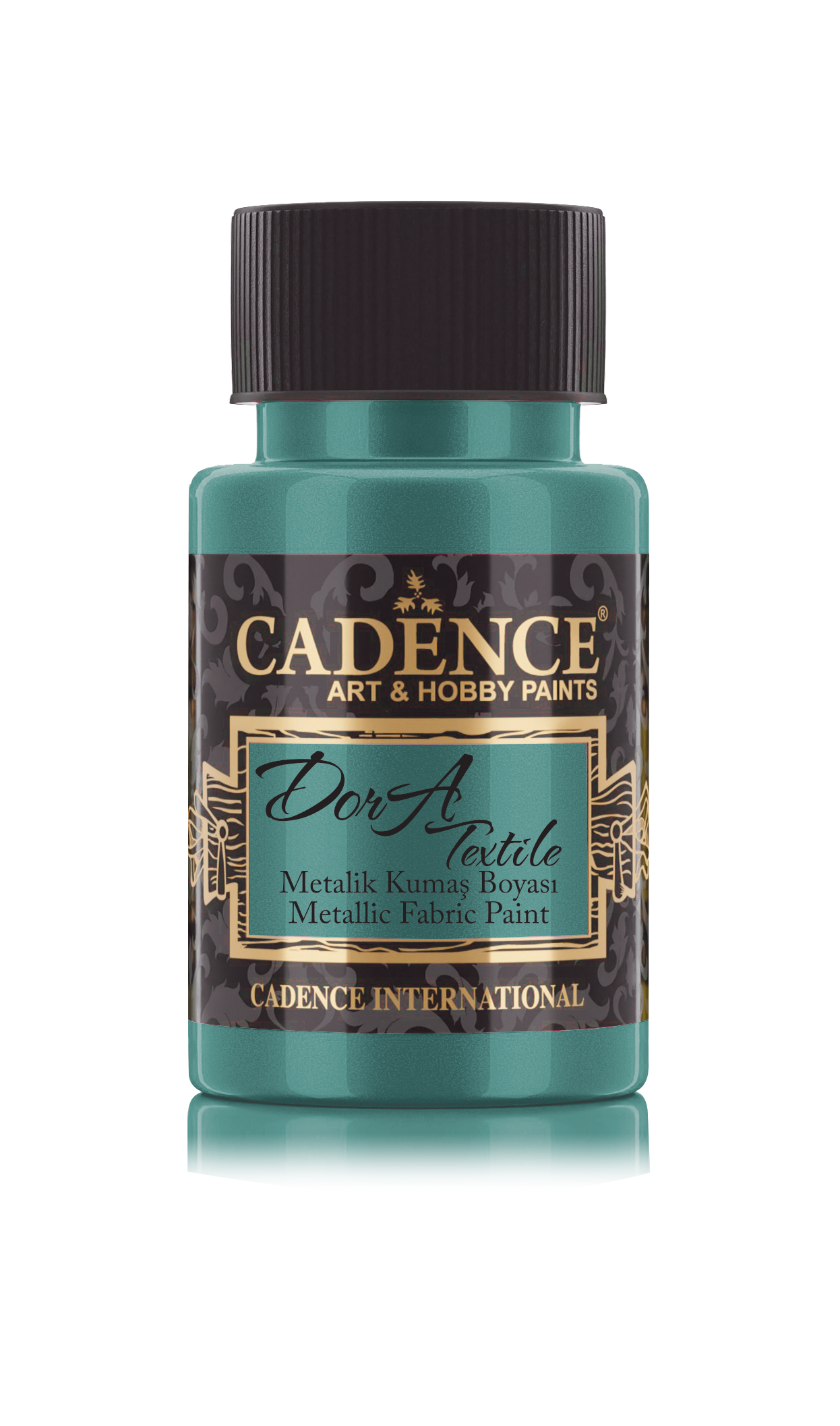Cadence Dora Metallic Textilfarbe 50 ml Grün