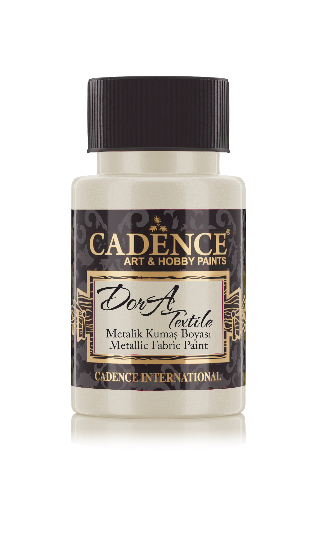 Cadence Dora Metallic Textielverf 50 ml Platina