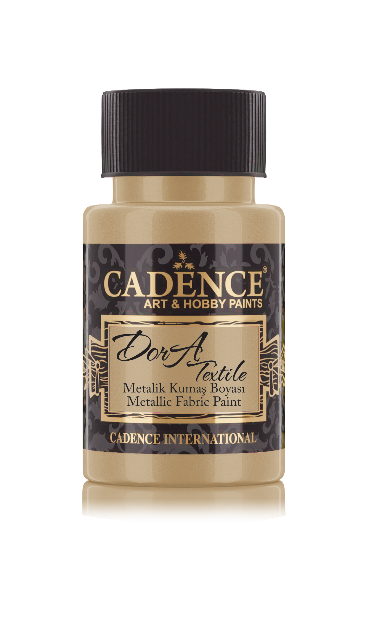 Cadence Dora Metallic Textilfarbe 50 ml Antikgold