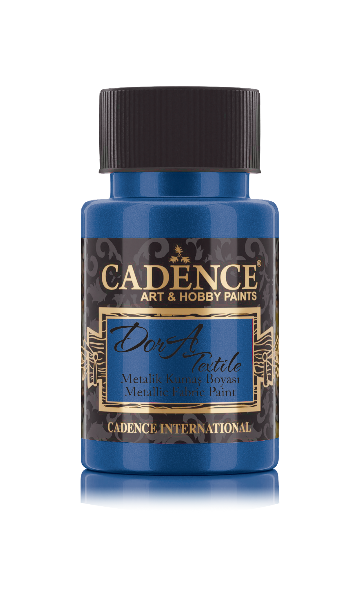 Cadence Dora Metallic Textilfarbe 50 ml Blau
