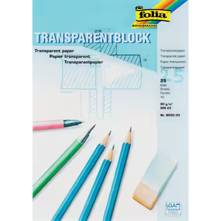 Folia Tracing Paper - A3 pad - 25 Sheets
