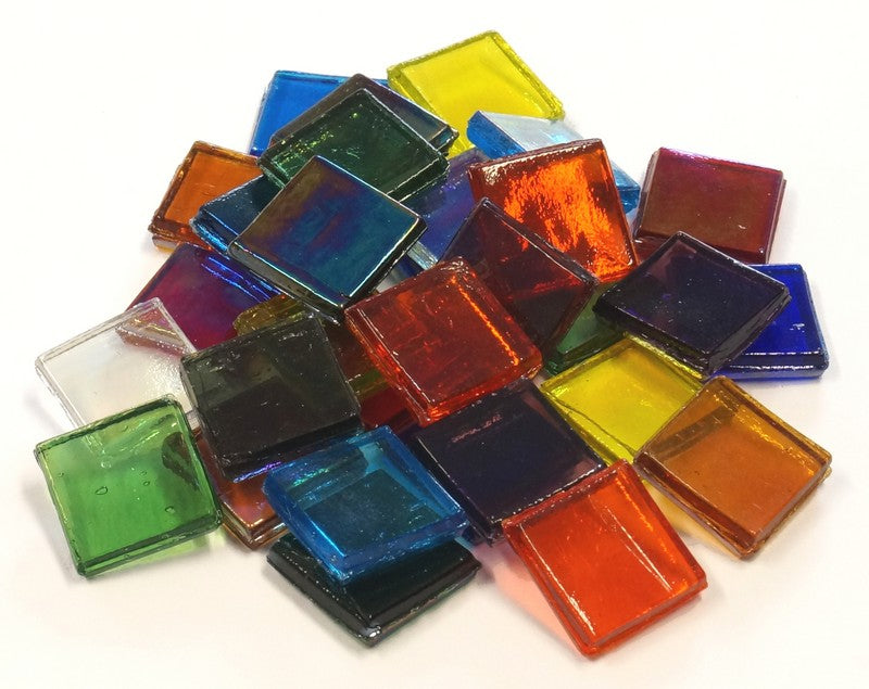 Mosaikstein Ice Glass Transparent Multicolor Mix 200gr