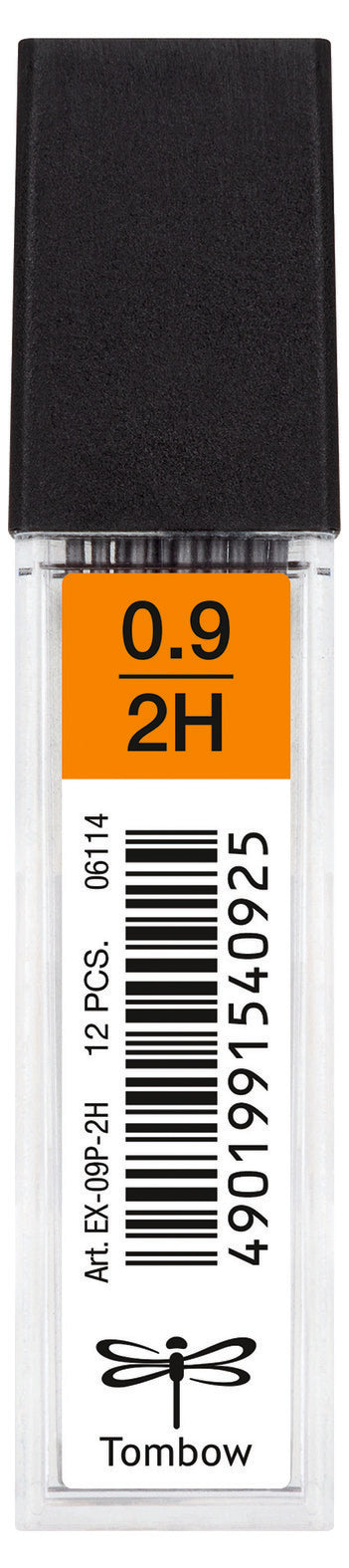 Tombow Vulpotlood Vullingen 0,9 mm 2H 12 stuks