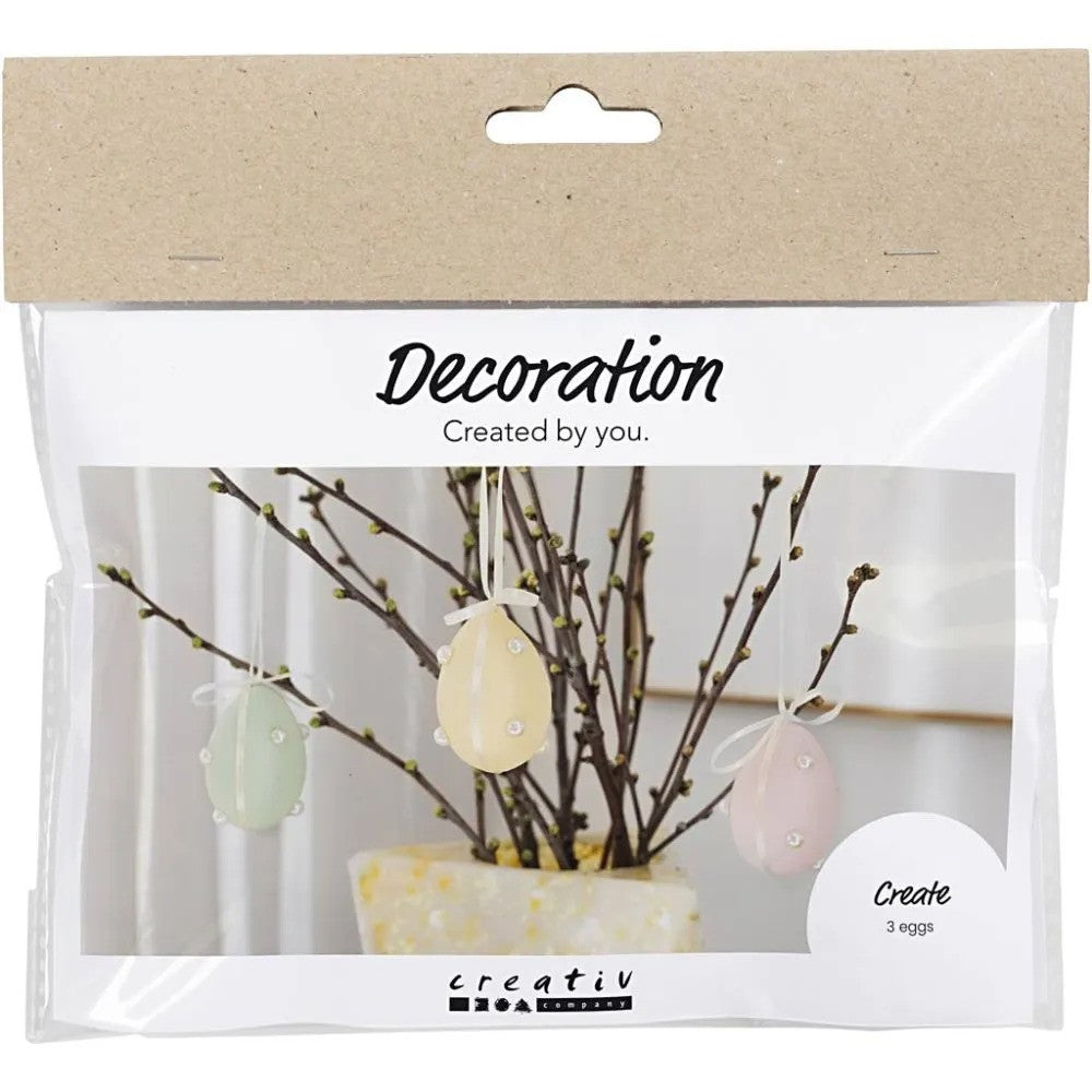 CC Mini Hobbyset Decoratie Eieren Pastelkleuren