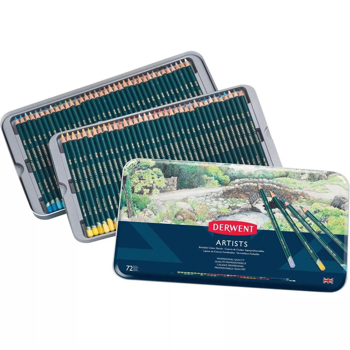 Derwent Artists Colouring Pencils Set of 72