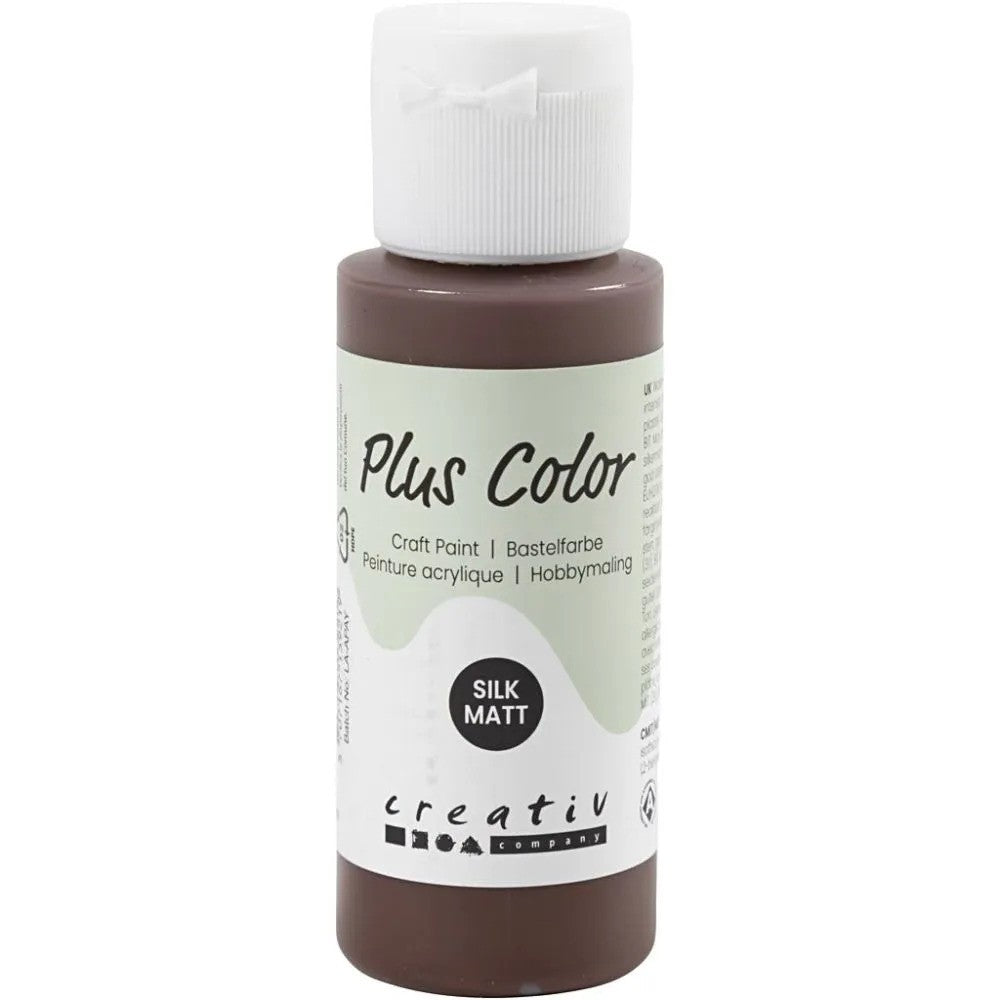Plus Color Acrylic Paint Chocolate 60 ml