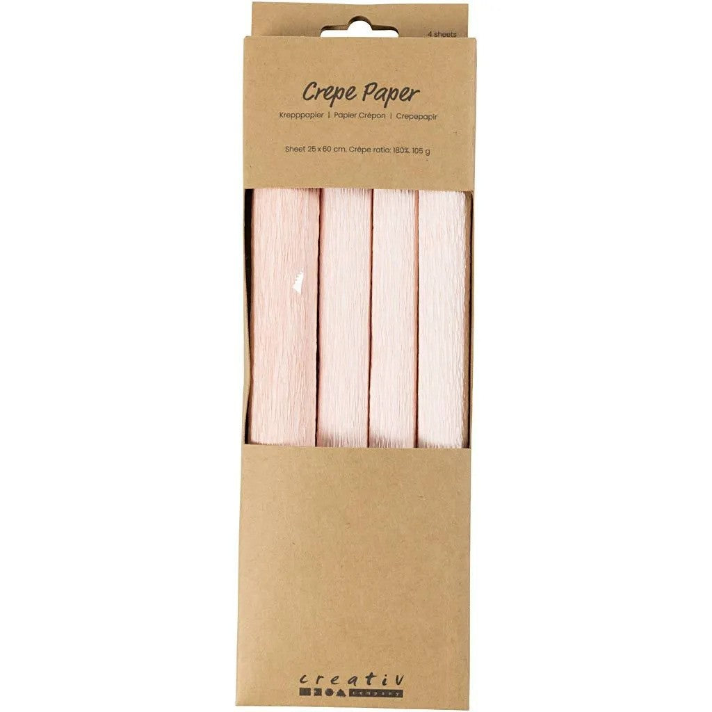 CC Crepe Paper Light Pink 4 sheets