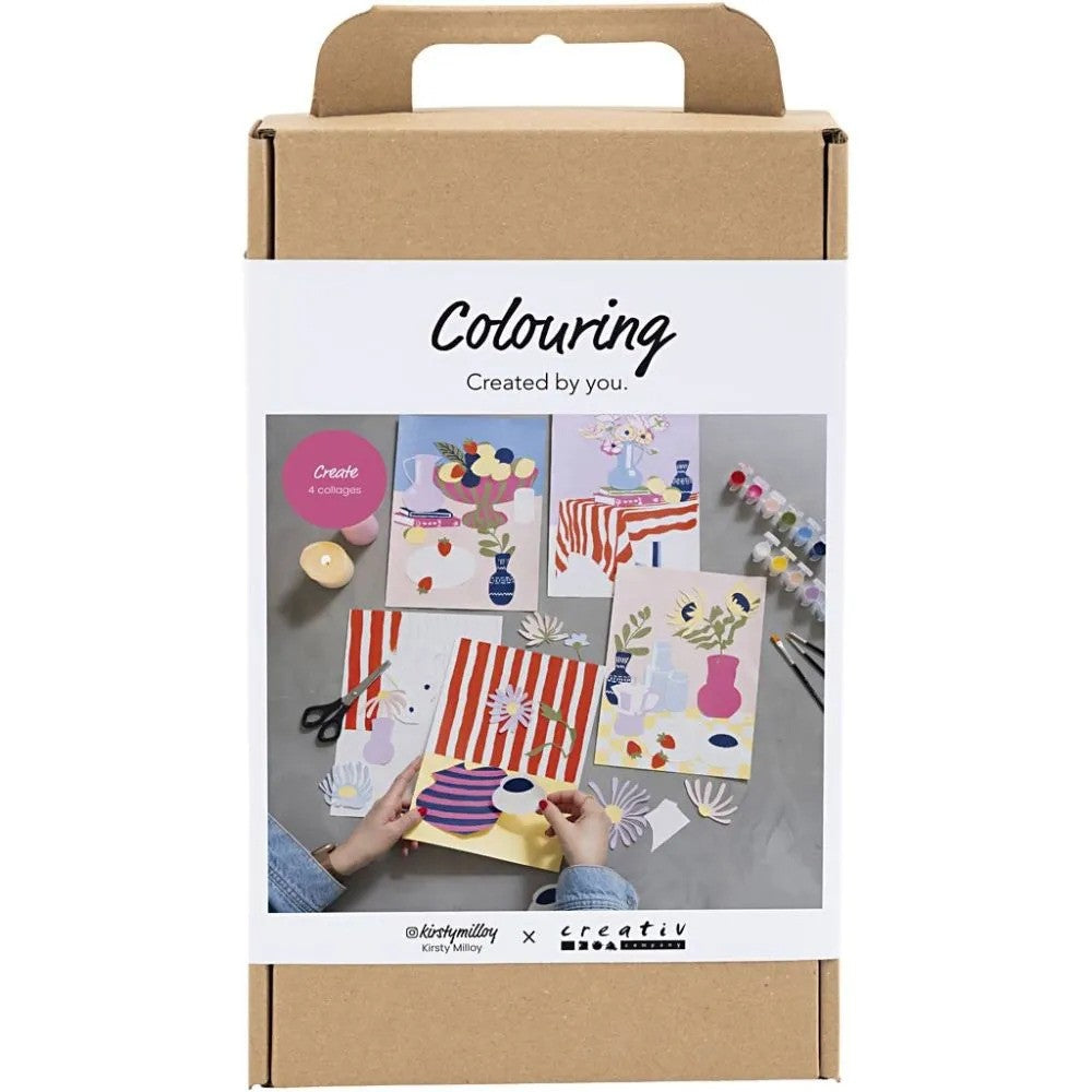 CC Craft Set Colour Collage with acrylic paint