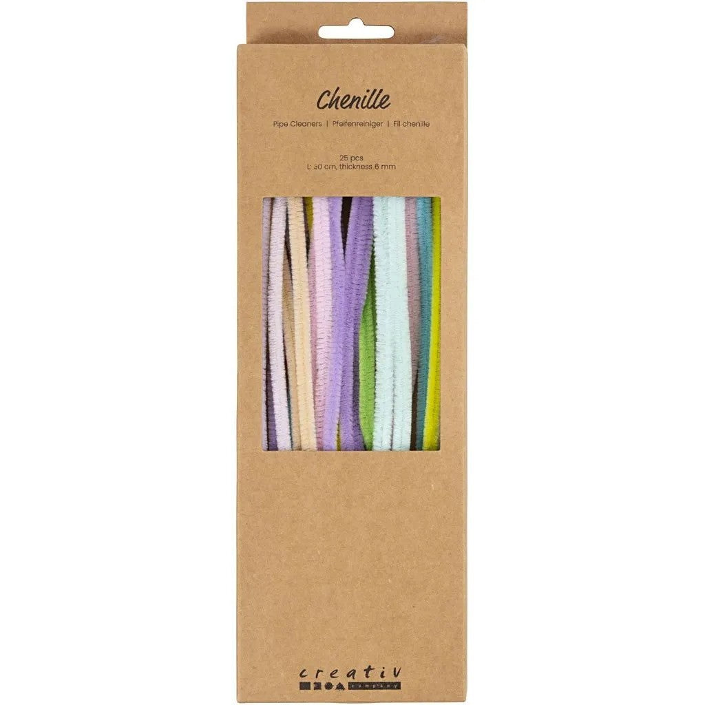 CC Pfeifenreiniger Pastellfarben 30 cm x 6 mm 25 Stück