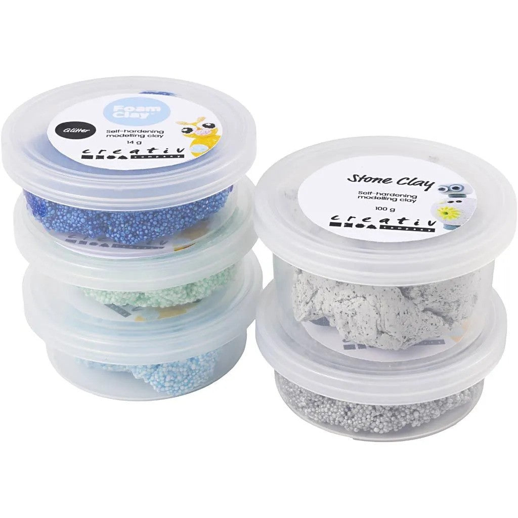 CC Stone Clay Mix Blau und Grün Harmonie
