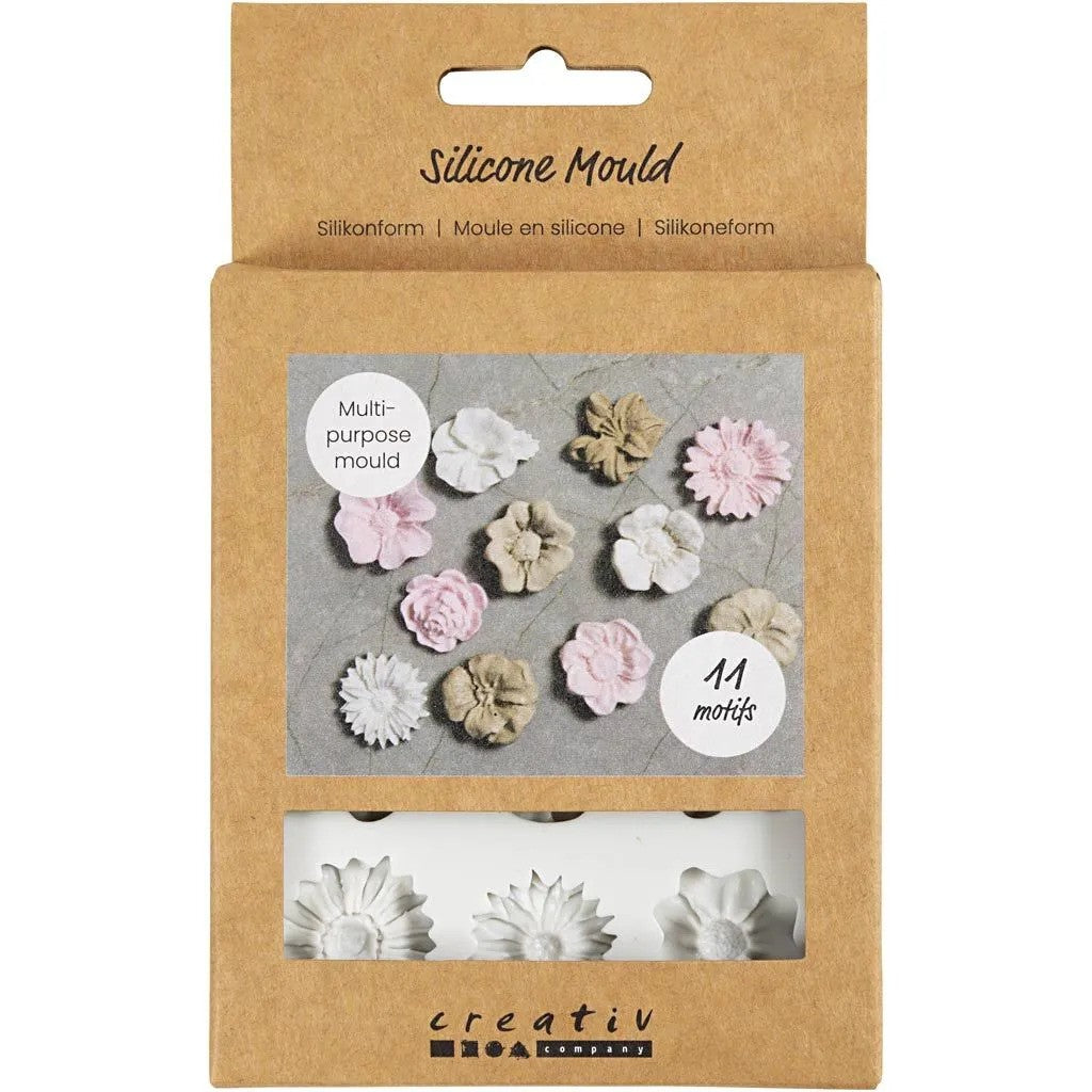 CC Silicone Molds Daisies H: 0.5 cm L: 2-2.5 cm
