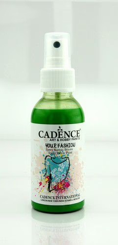 Cadence Fashion Spray Fabric Paint 100 ml Grass green 100 ml