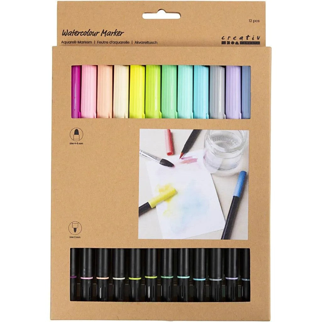 CC Aquarellmarker Set 12 Farben