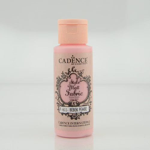 Cadence Style Matt Textilfarbe 59ml Pastel Pink