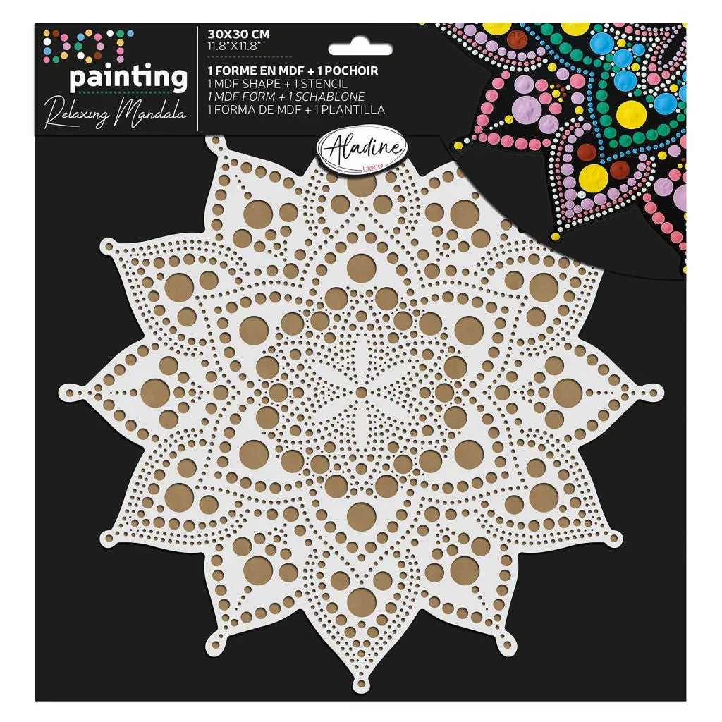 Aladine Duo Dot Painting Set Mandala 30 cm nr. 2