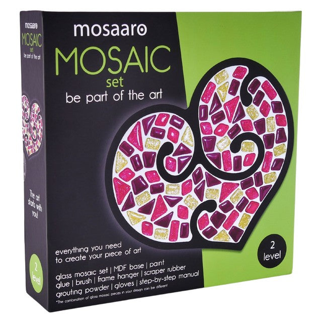 Mosaaro Mozaiek set Glas Mozaiek Hart MA2005