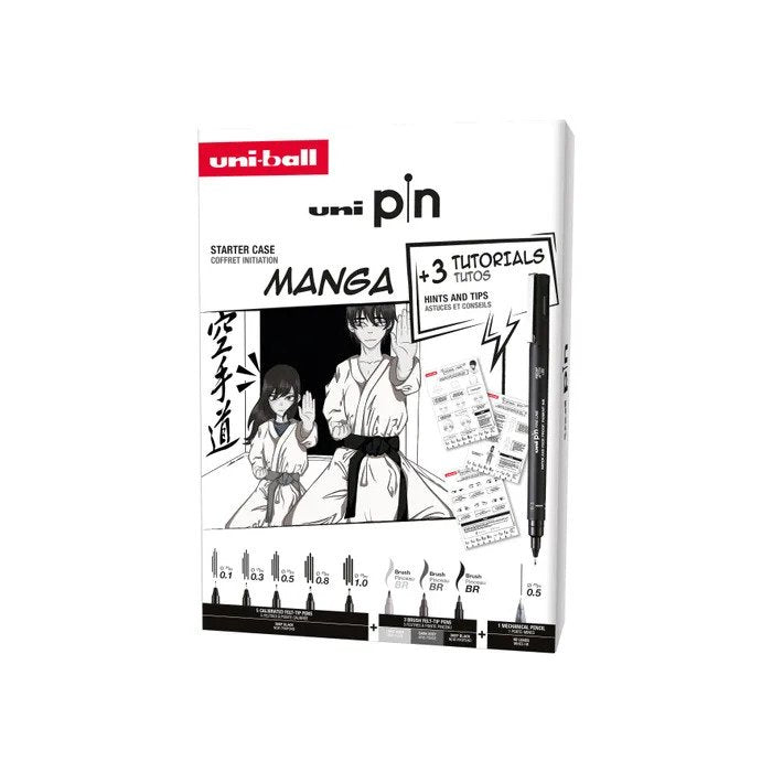 Uni-ball Pin Beginnerskoffer Manga Tekenen
