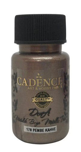 Cadence Dora Acrylfarbe Metallic 50 ml Pink Brown