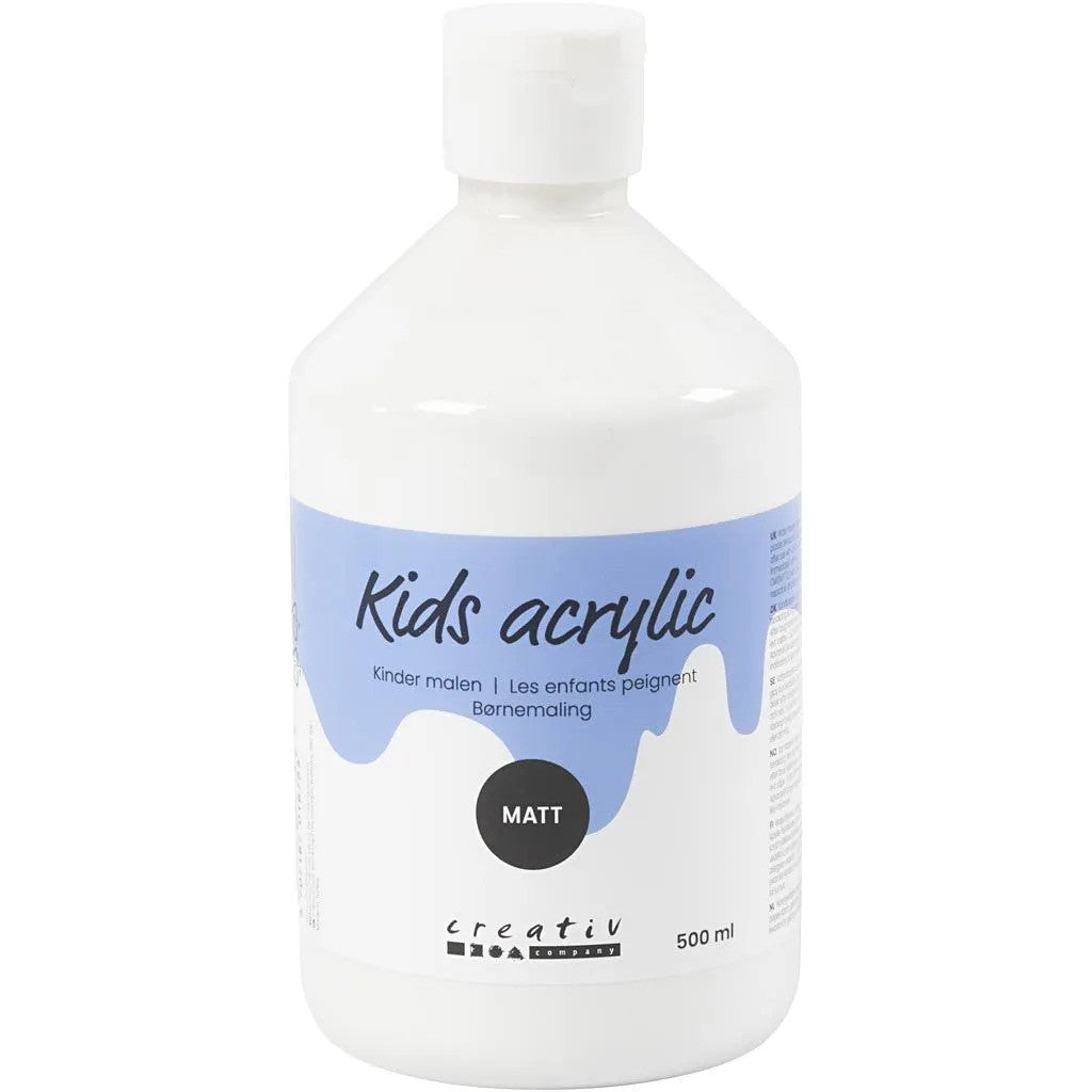 CC Acrylverf Mat Wit 500 ml