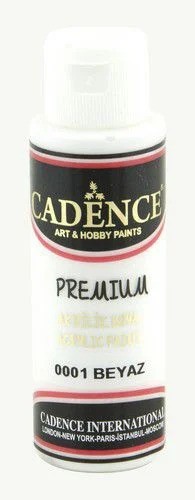 Cadence Premium Acrylfarbe 70 ml Weiß 0001
