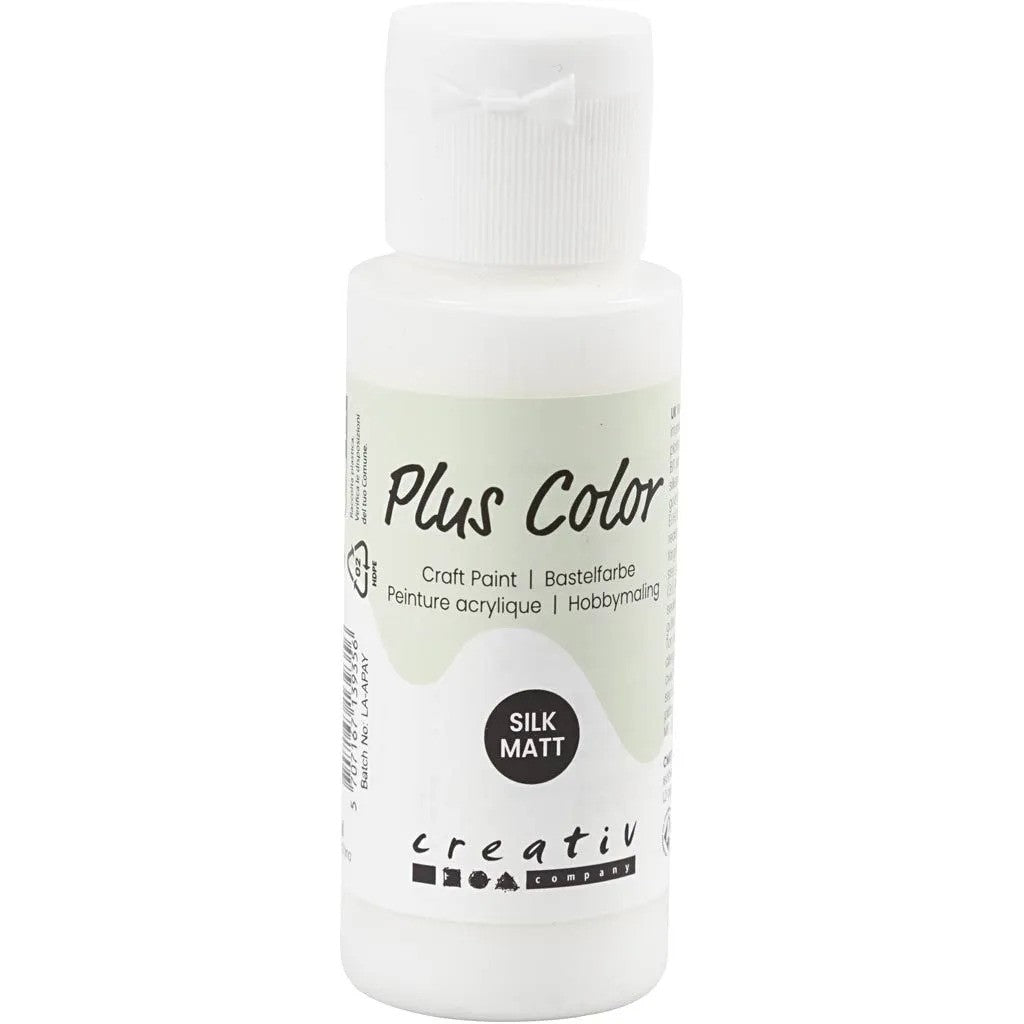 Plus Color Acrylfarbe Weiß 60 ml