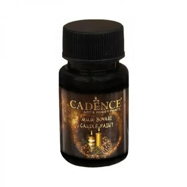 Cadence Kaarsenverf 50ml Zwart